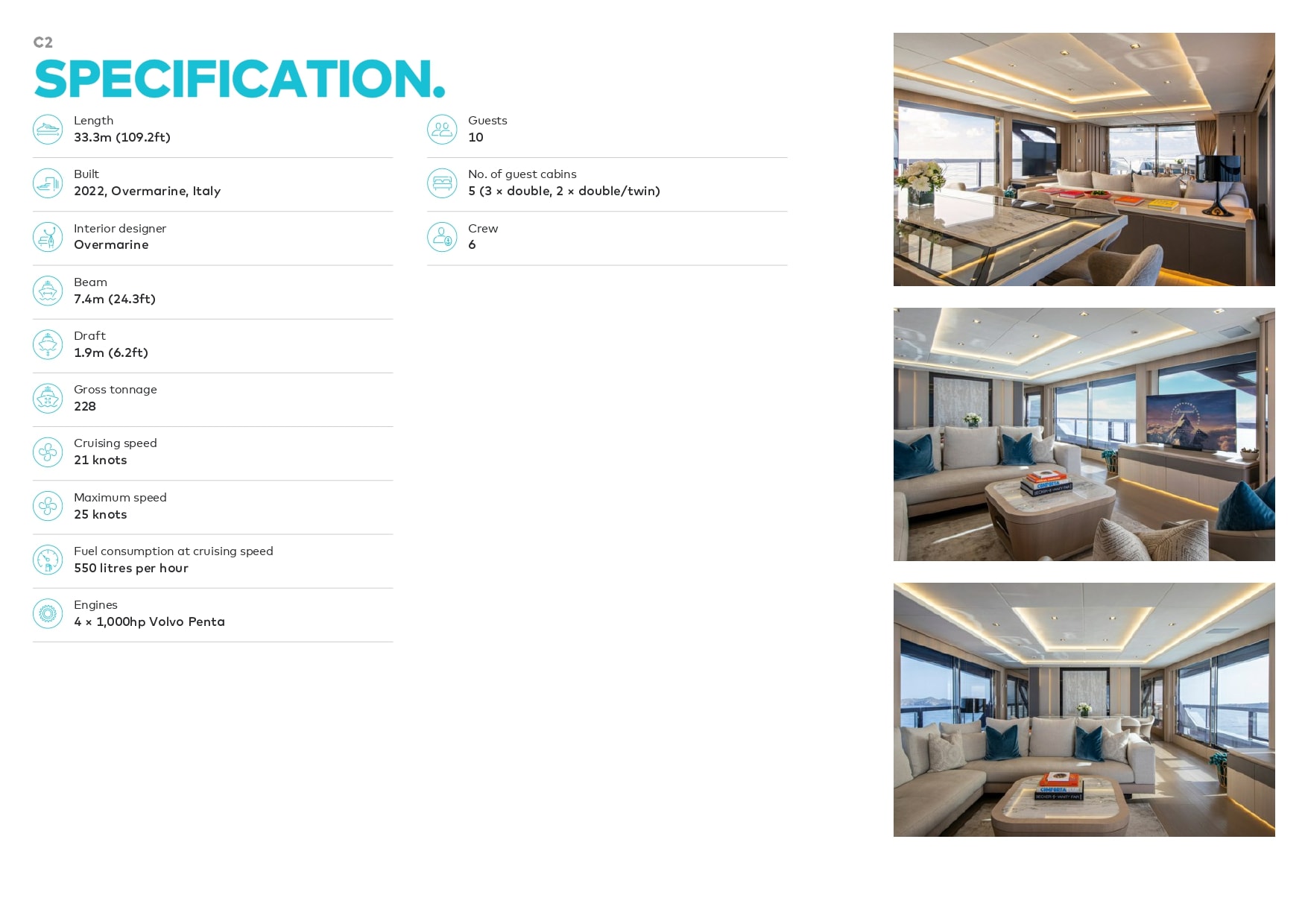 C2 yacht charter Ibiza — photo 11