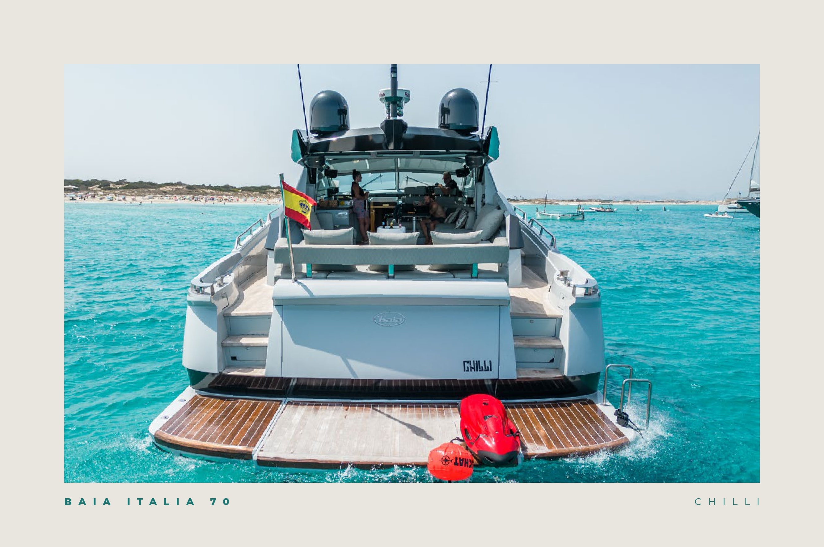 CHILLI yacht charter Ibiza — photo 6