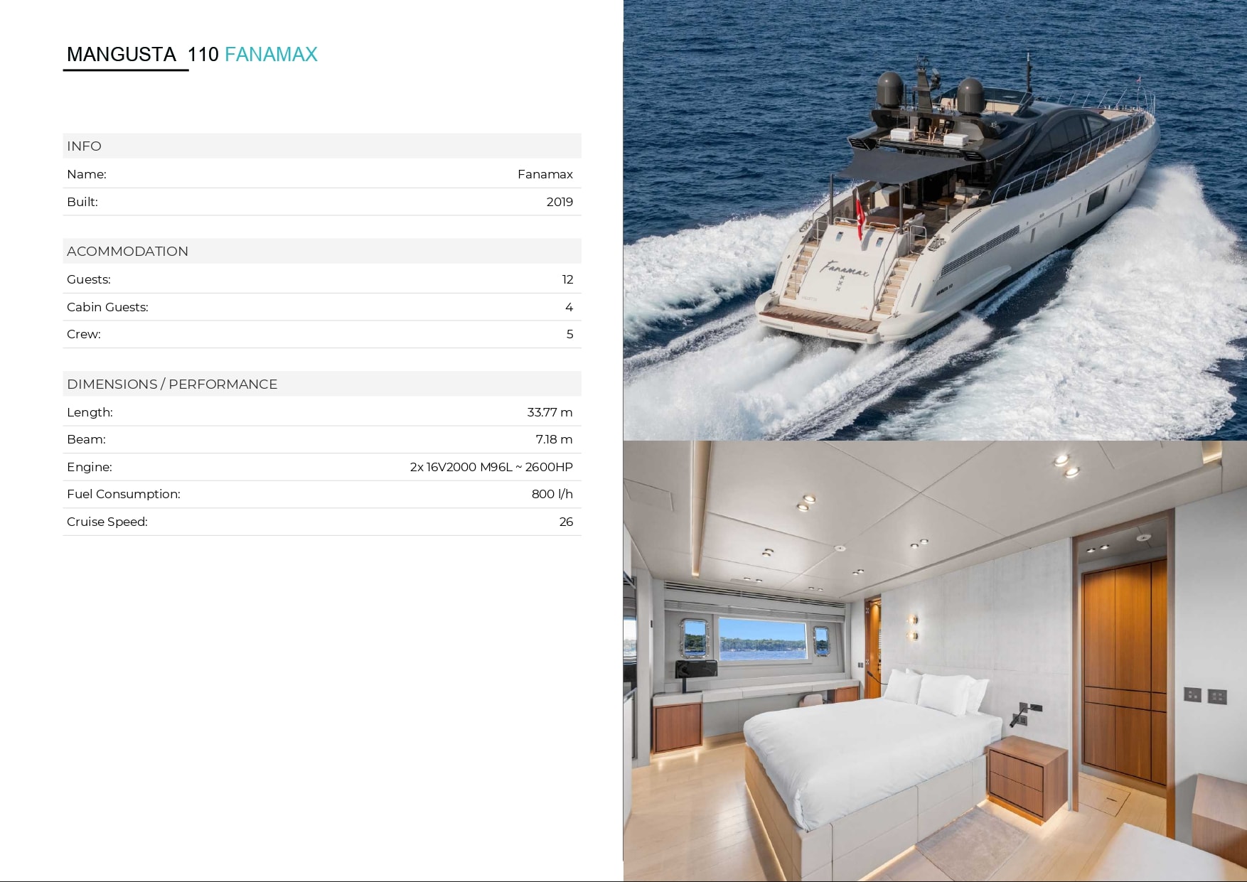 FANAMAX yacht charter Ibiza — photo 3