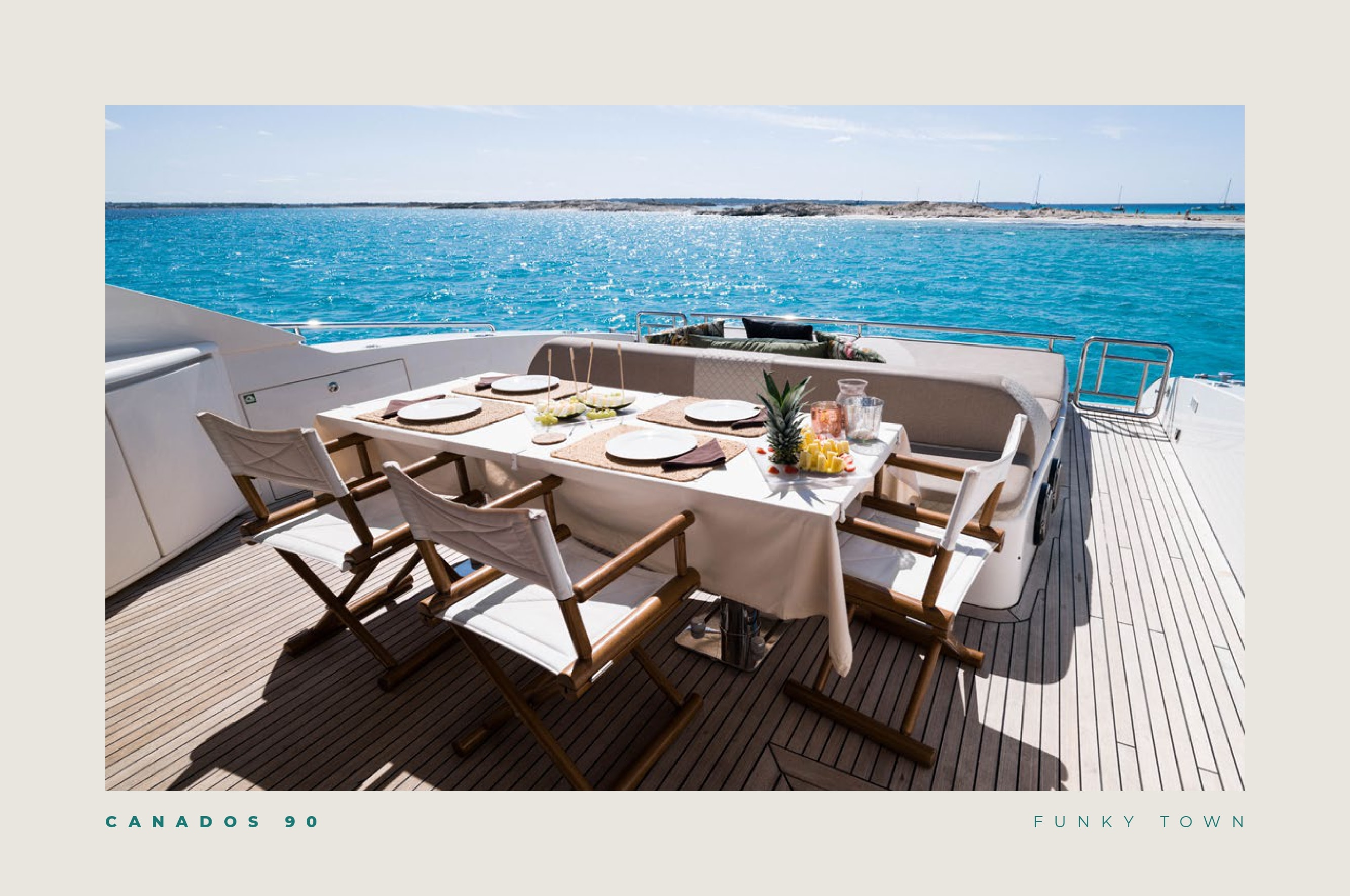 FUNKY TOWN yacht charter Ibiza — photo 7
