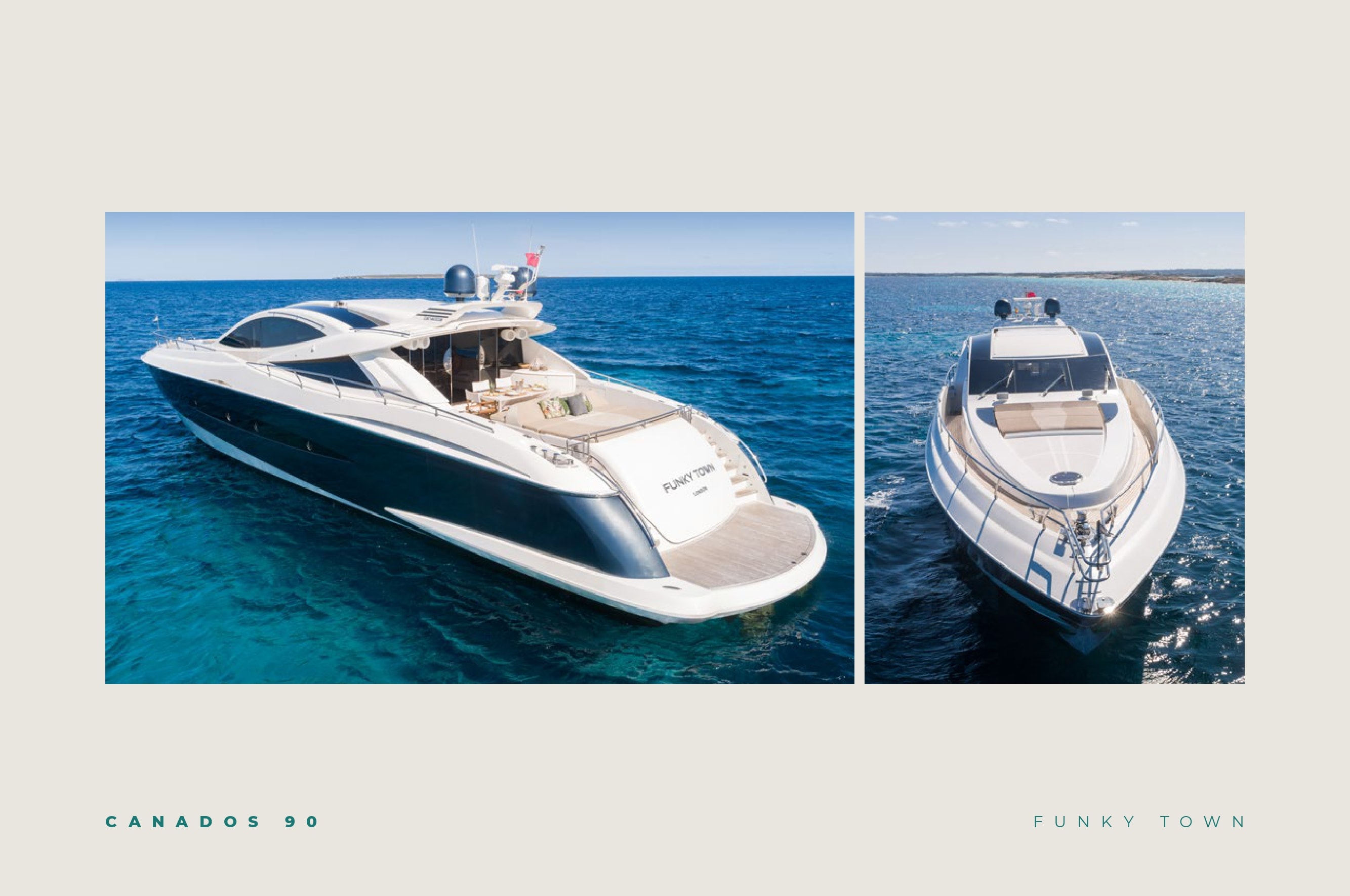 FUNKY TOWN yacht charter Ibiza — photo 5