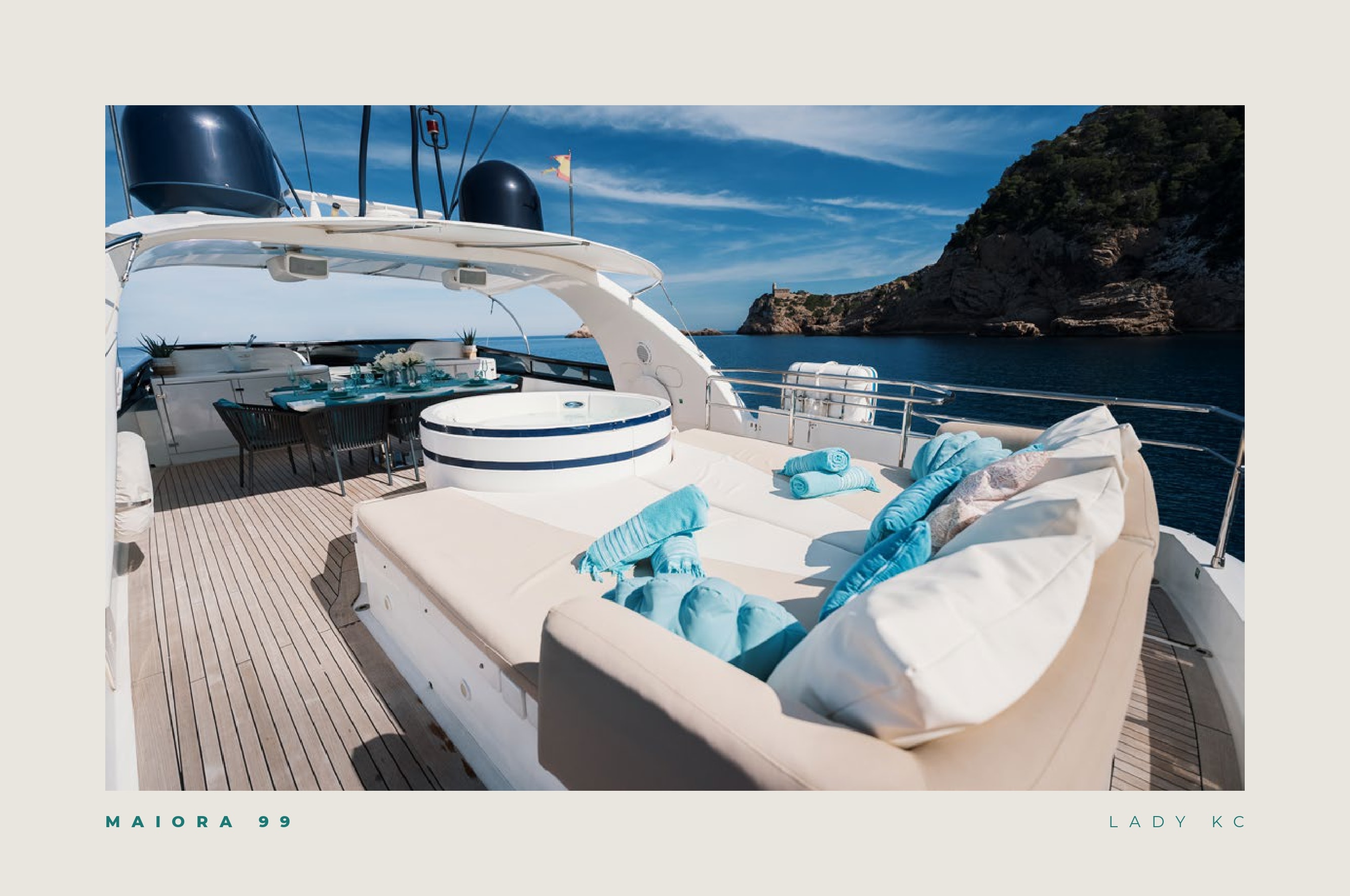 LADY KC yacht charter Ibiza — photo 6