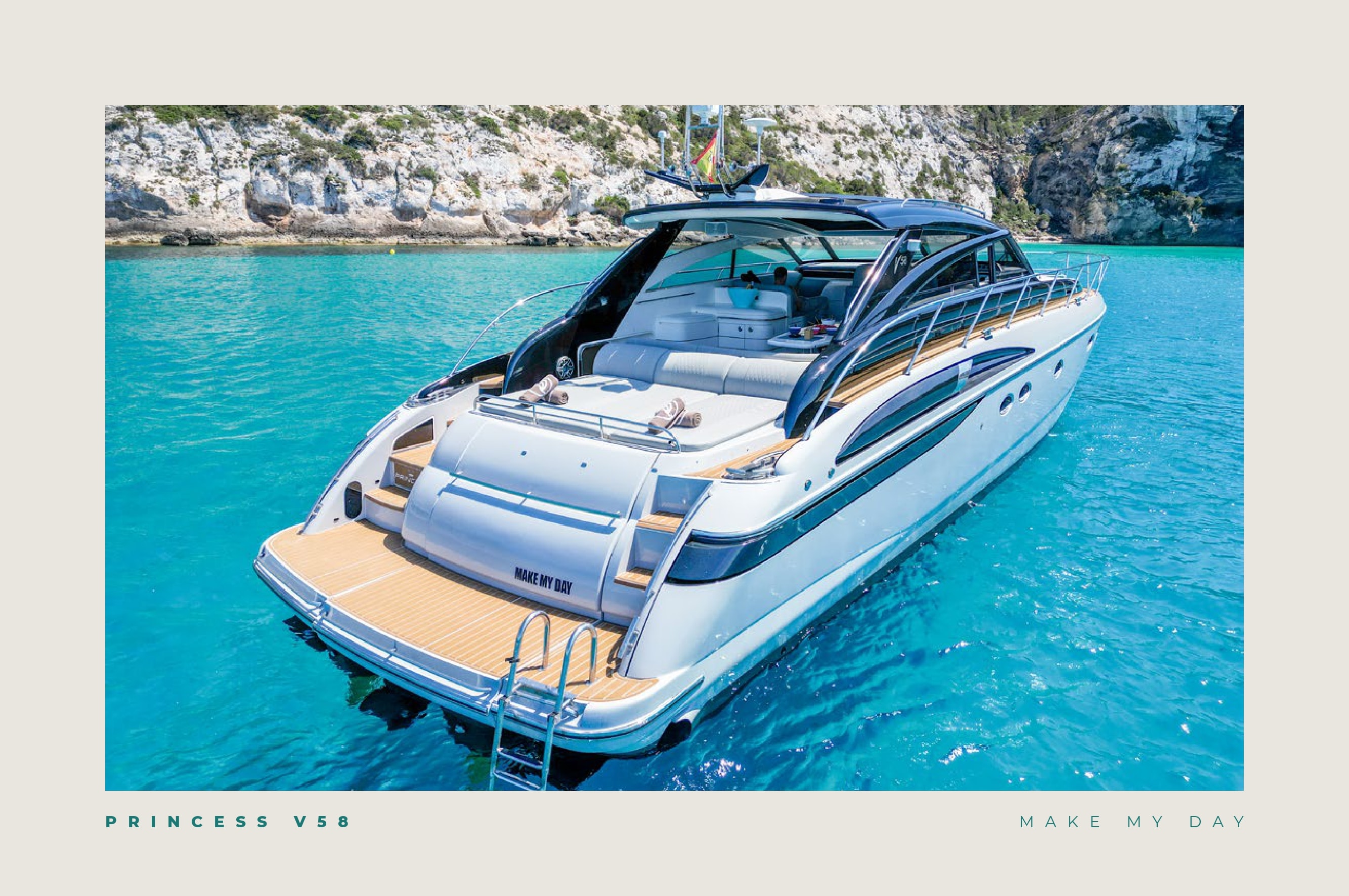 MAKE MY DAY yacht charter Ibiza — photo 5