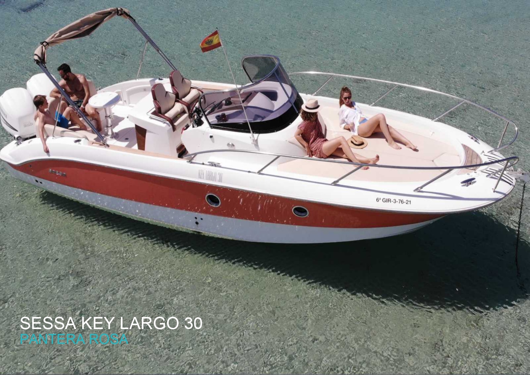 SPANTERA ROSA yacht charter Ibiza — photo 2
