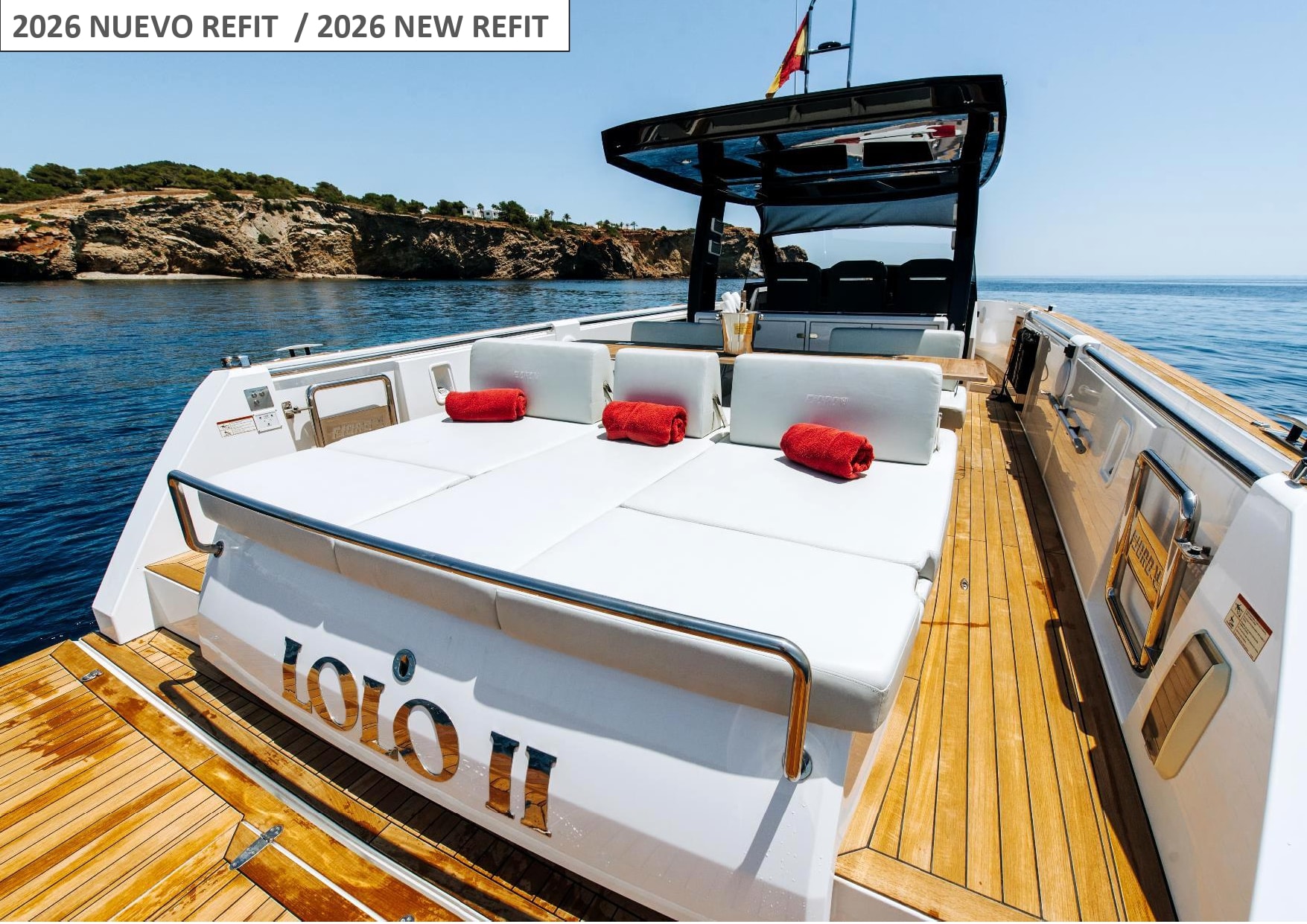 YOLO II yacht charter Ibiza — photo 6