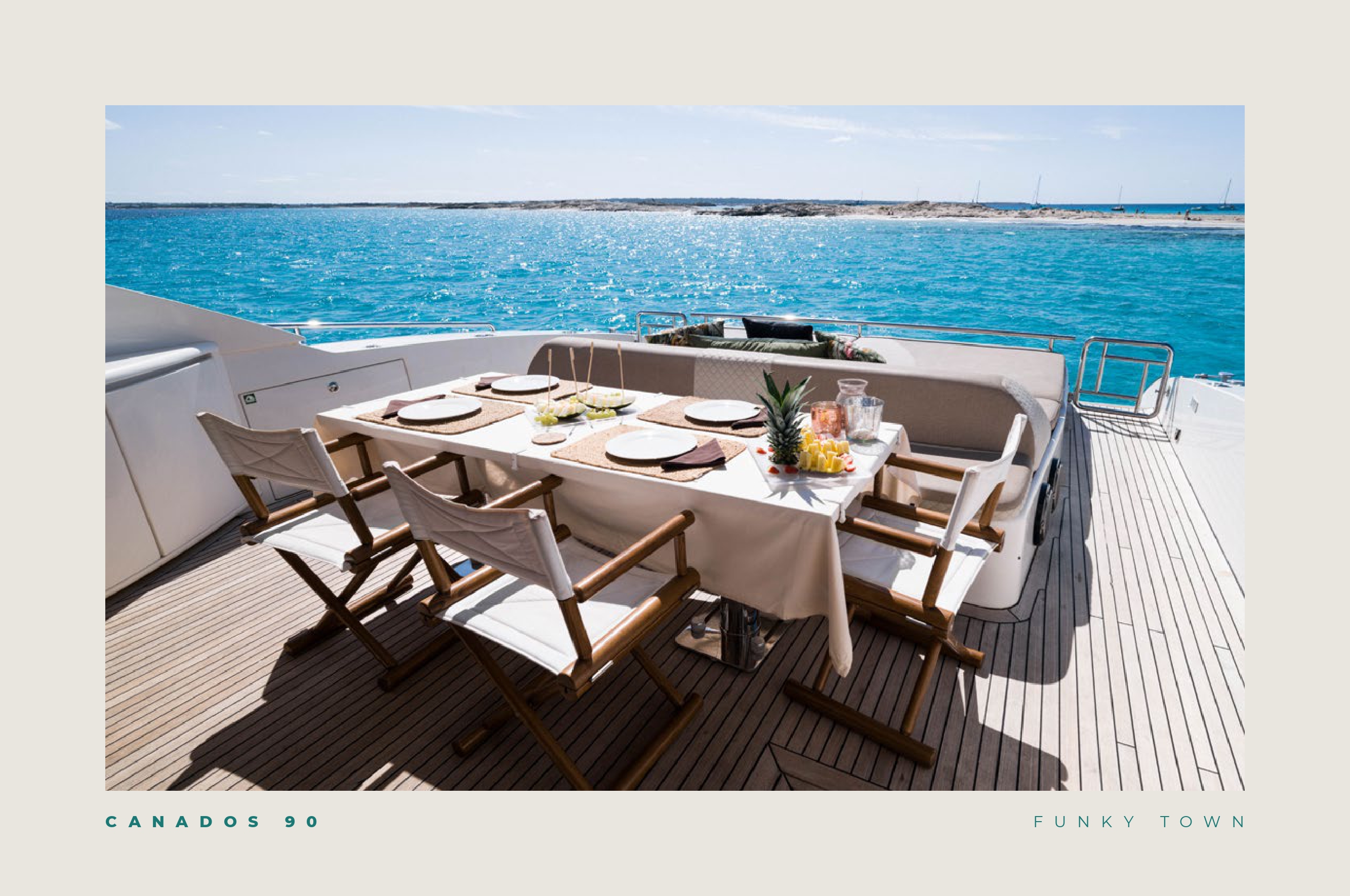 FUNKY TOWN yacht charter Ibiza — photo 7